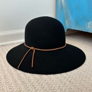 Phenix Black Wool Felt Hat